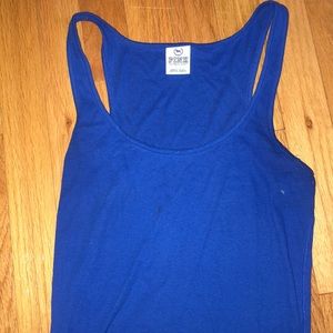 Pink Victoria’s Secret Blue Tank Top